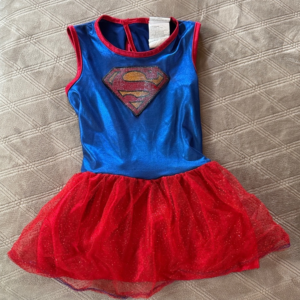 DC Supergirl’s Kids Costume - Blue and Red